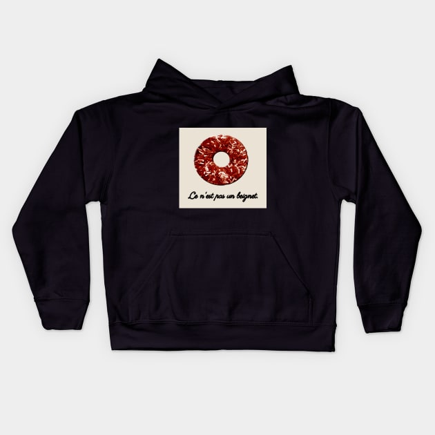 this is not a doughnut Kids Hoodie by swiftjennifer